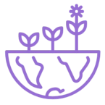 ikona rosnących kwiatów